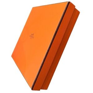 Hermès Luxury Designer Orange Gift or Storage Box Paris 8x8x2
